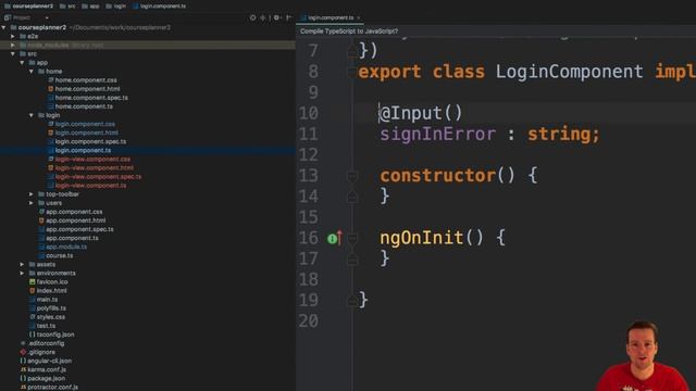Split login component into a simple smart and dumb component смотреть онлайн