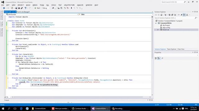 Buscar - Guardar - Actualizar y Eliminar en SQLite VB.NET смотреть онлайн