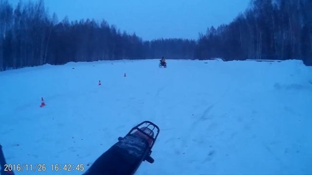 Обучение вождению 26.11.2016 г по снегу смотреть онлайн