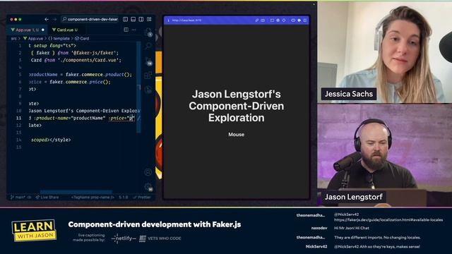 Component-driven development with Faker.js смотреть онлайн