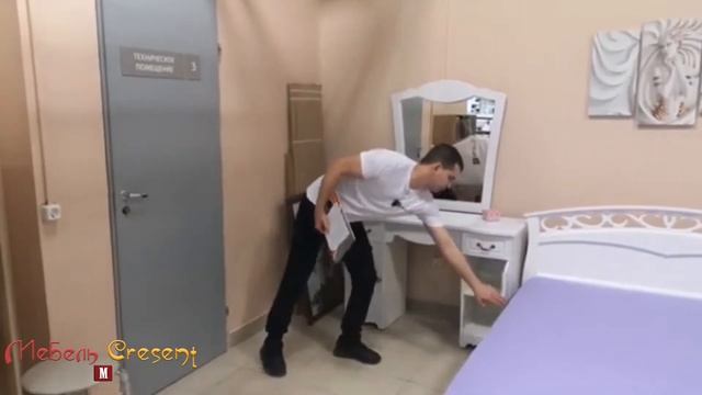 Спальня Лотос белый глянец Браво мебель