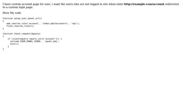 Wordpress: When the user entered an unauthorized url redirect to login page смотреть онлайн
