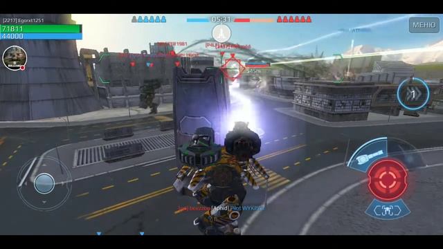 Обзор робота Carnage! Эффективные сборки!"War Robots". смотреть онлайн