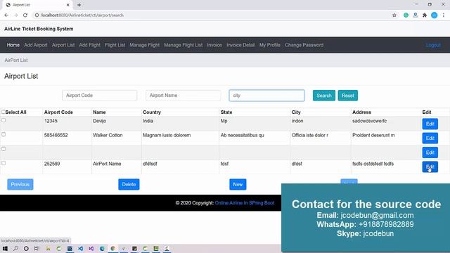 Online Flight booking Project in Spring Boot and Hibernate with source code смотреть онлайн