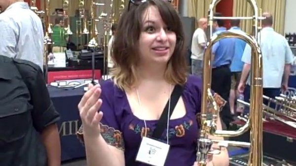 Alex plays the trombone