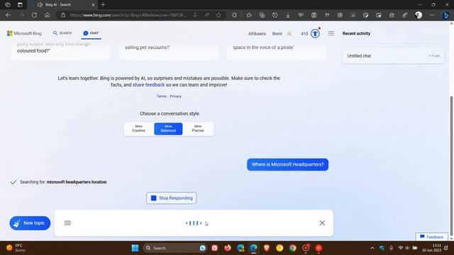 You can now talk to Bing Chat, with new Voice Chat on Desktop смотреть онлайн