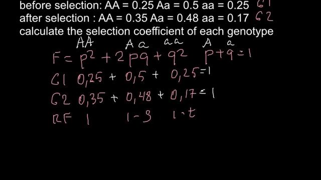How to calculate the selection coefficient смотреть онлайн