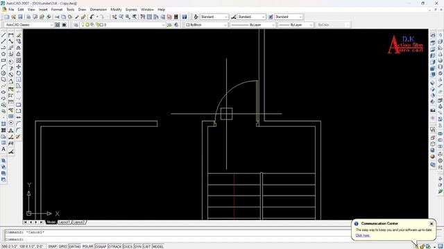 How to create a door in 2d plan || 2D প্ল্যান এ দরজা অংকন করার সঠিক নিয়ম|| DK Action Film By AutoCa смотреть онлайн