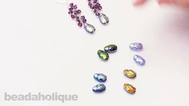 Show & Tell: Swarovski Crystal Scarab Beads in 2X AB Finishes смотреть онлайн