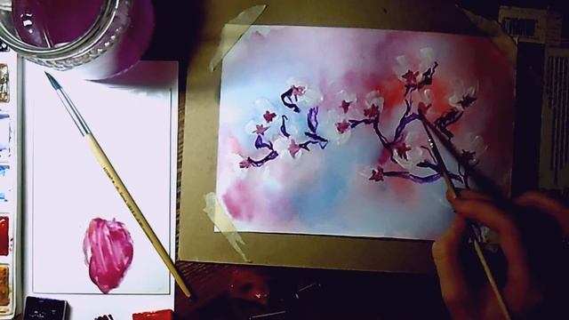 Рисунок (Природа), Акварель - Karina Rakhnik, drawing a nature смотреть онлайн