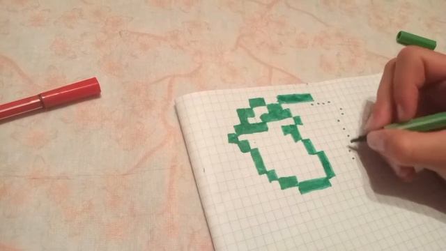 Рисуем по клеточкам "Розу" смотреть онлайн
