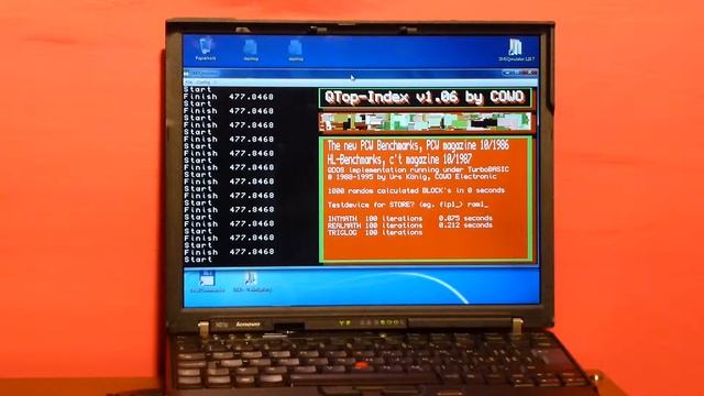 Windows 7 notebook (Core2Duo) running new PCW benchmarks (1986) under SMSQmulator (2013) смотреть онлайн