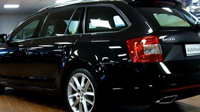 Skoda Octavia Combi 2.0 TSI RS F0049003 Schwarz Magic Perleffekt 2014 "AUTOHAUS CZYCHY" смотреть онлайн