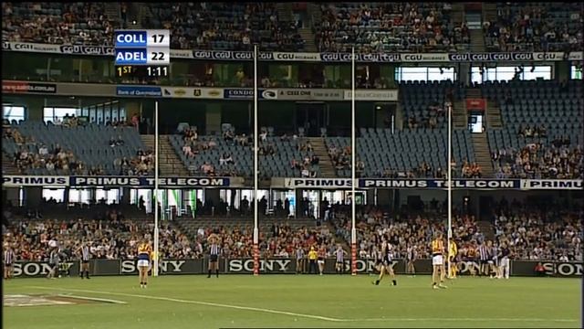 AFL Premiership 2005 - Round 2 - Collingwood v Adelaide - Telstra Dome - 1st Half смотреть онлайн