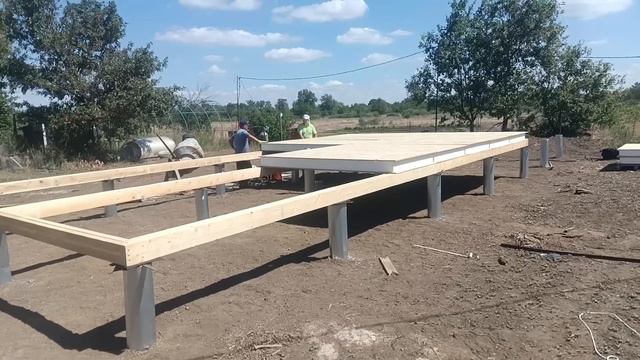 Дом своими руками из самодельных СИП панелей. смотреть онлайн