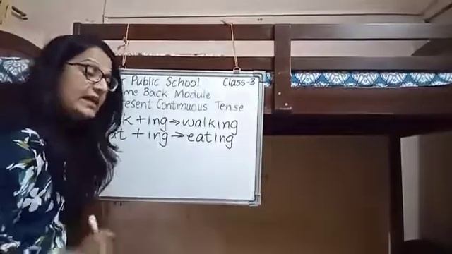 Class 3 Welcome Back Module- The Present Continuous Tense смотреть онлайн