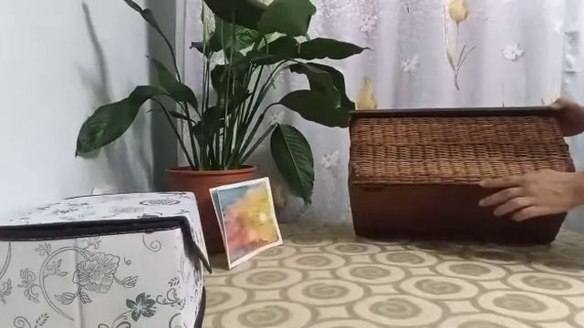 Сундук плетеный из бумажной лозы смотреть онлайн