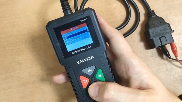 OBD II сканер YAWOA YA101 смотреть онлайн