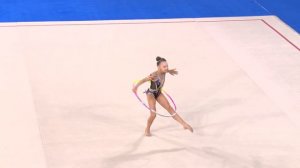 Первенство Москвы по художественной гимнастике. 2024.  Садовникова Анастасия. Обруч