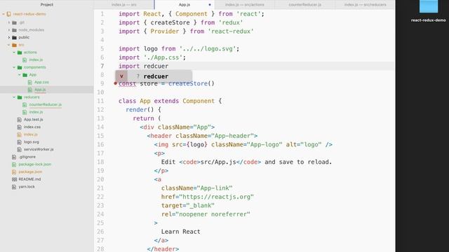 05 React Redux create store provider смотреть онлайн