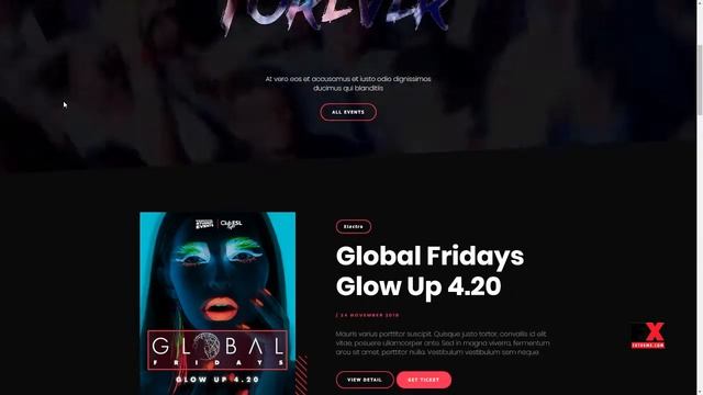 Dugem Dance Night Club WordPress Theme Hal Brett смотреть онлайн