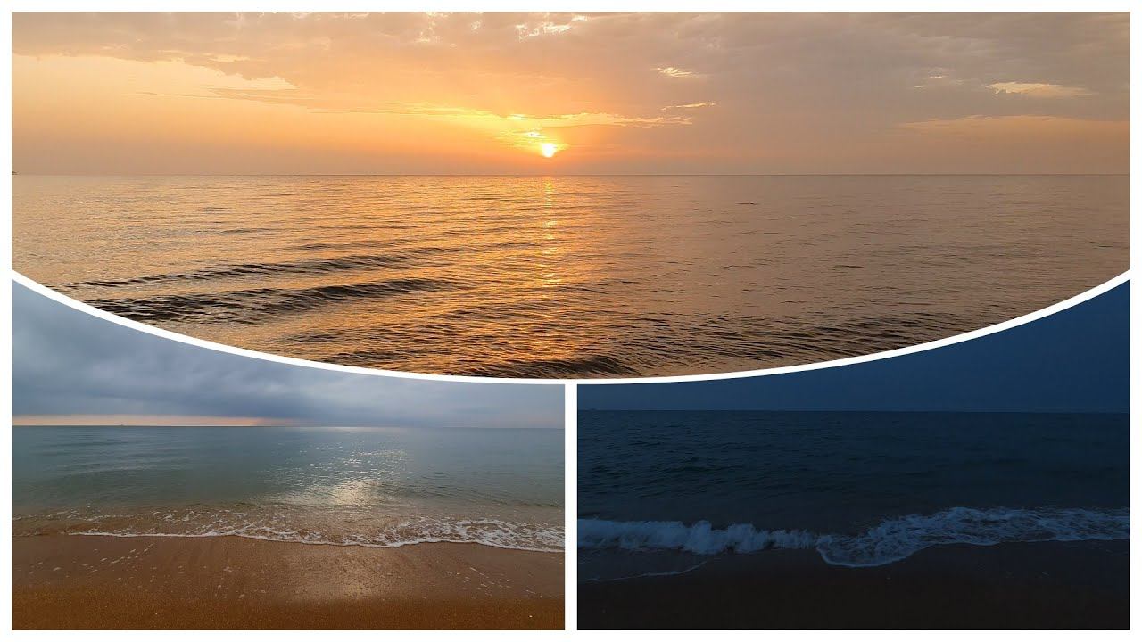 The Sounds of the Sea at Dawn, in the Afternoon and at Sunset - All Day by the Sea! смотреть онлайн