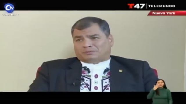 Entrevista al Presidente Rafael Correa con Allan Villafaña de la cadena Telemundo, Nueva York. смотреть онлайн