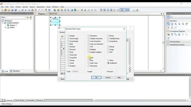 Power Designer - Conceptual Data Model & Logical Data Model Database Klinik смотреть онлайн