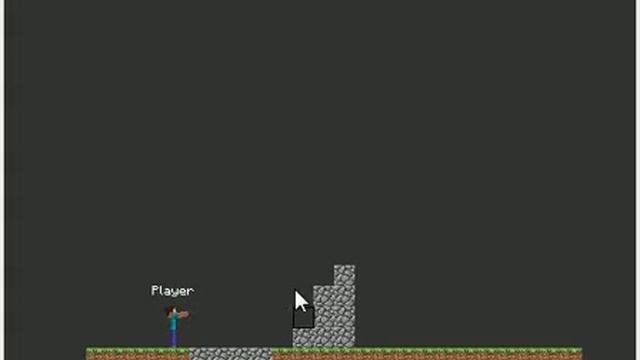 Minecraft2D - Java - sounds, placing, deleting blocks смотреть онлайн