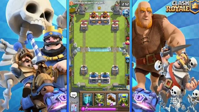 Играю с другом в Clash Royale бои 2 на 2 смотреть онлайн