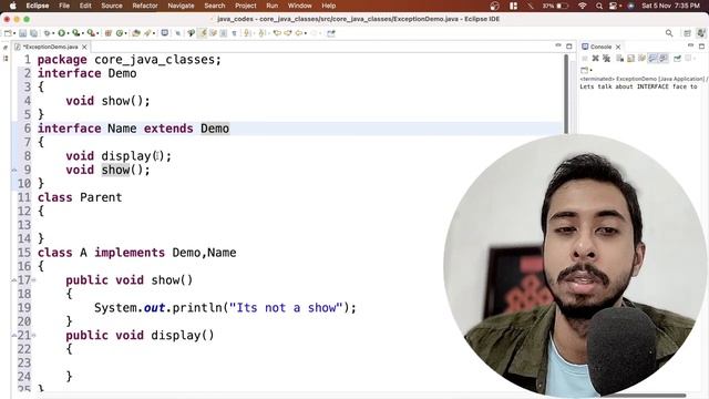 Introduction To Interfaces In Java | Core Java | Satyam Raha смотреть онлайн