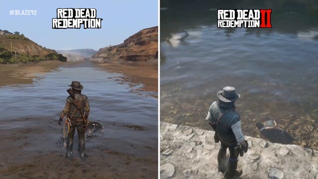 RDR1 (PS4) vs RDR2 - Comparison of Details! (improvement?) смотреть онлайн