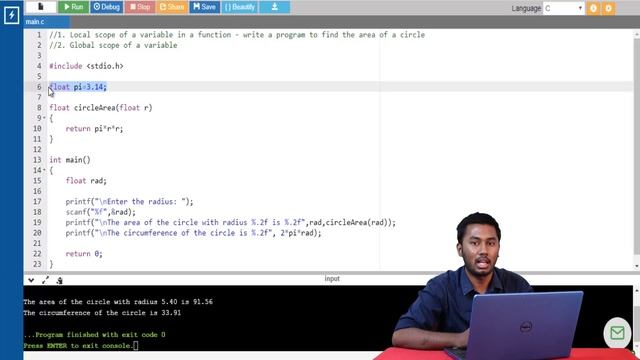 Scope of variables in C | C Programming for Beginners | AnyBody Can Code | #16 смотреть онлайн