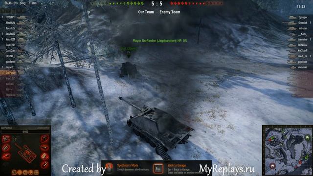 WOT: Arctic Region - Jagdpanther смотреть онлайн