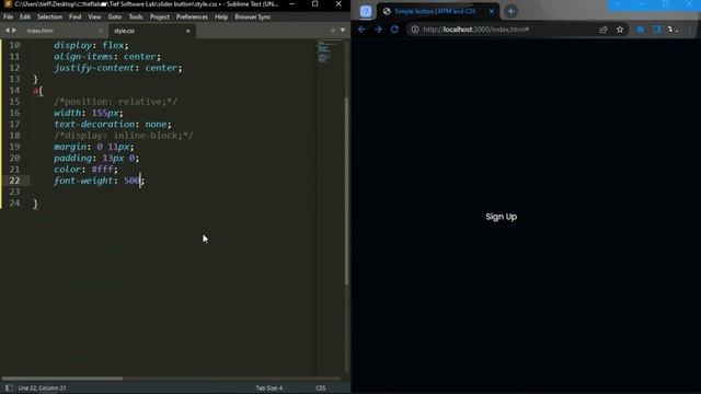 CSS button slide animation and Hover effects with only HTML and CSS смотреть онлайн