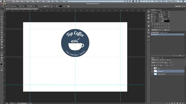 How To Design A Business Card In Photoshop | Design Tutorial смотреть онлайн
