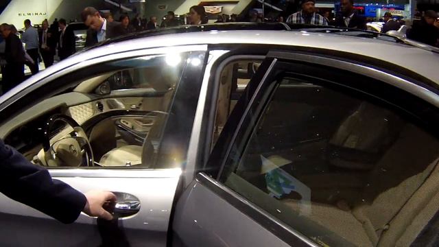 2015 Mercedes-Benz S600 at the 2014 NAIAS Detroit Auto Show смотреть онлайн