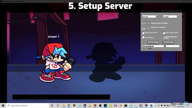 Friday Night Funkin Online Mode: 2 Player Setup Tutorial (FNF Multiplayer Server Client) смотреть онлайн