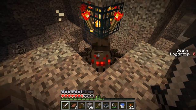 INSANE CAVE-IN!! (Minecraft BETA) смотреть онлайн