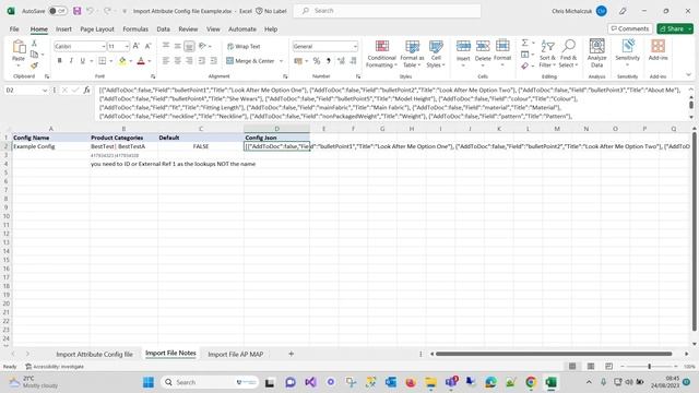 Import a JSON File to build an Attribute Configuration in the AP PIM смотреть онлайн