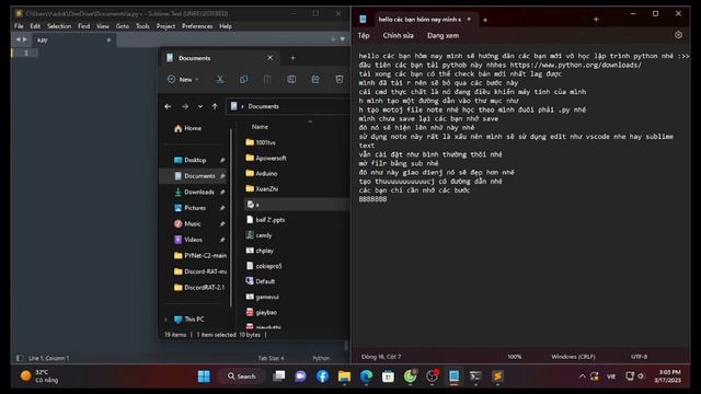 hướng dẫn học python cho người mới bắt đâuù Bài 1 смотреть онлайн