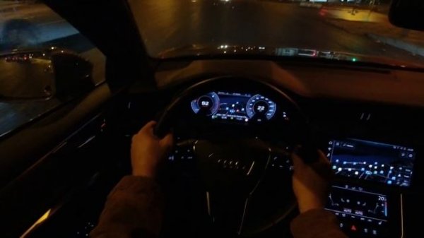 2020 AUDI A6 C8 40TDI POV NIGHT DRIVE