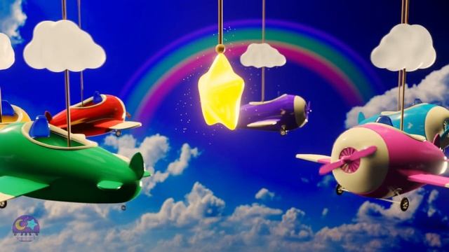 BABY CRIB MOBILE MUSIC BOX: "Toy Airplane" Lullaby Song ? Baby Hanging Toys Lullaby # 69 смотреть онлайн