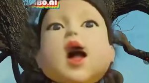 поёт куклы из игры в кальмара