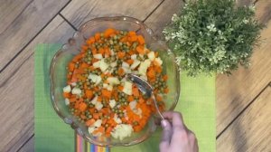 Самый вкусный Постный Салат с грибами и орехами