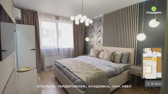 Обзор таунхауса с отделкой в ЖК "Тюльпановка" смотреть онлайн