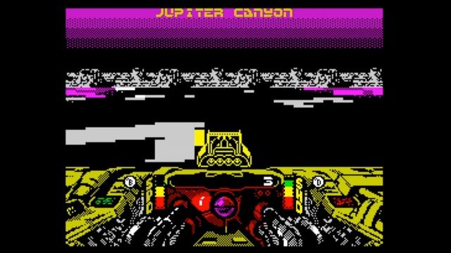 Space Racing ZX Spectrum 128kb смотреть онлайн