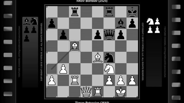 Petrosian: 110 Best Games (#18 Of 110): Tigran Petrosian Vs. Ivkov Borislav
