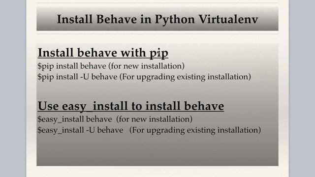 How to Install Behave for BDD with Python - Python Behave tutorial смотреть онлайн