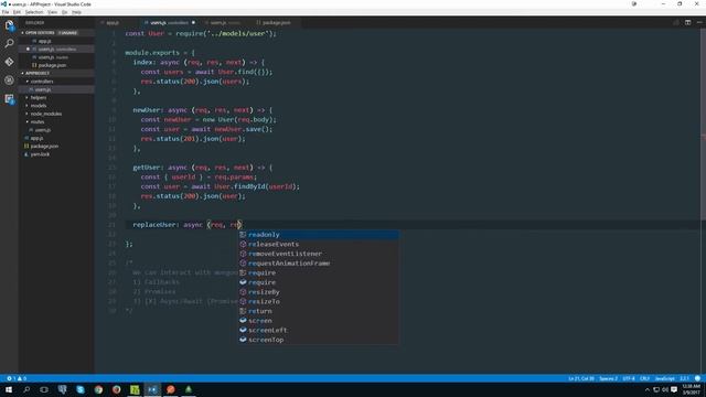 Express MongoDB REST API #6 - More Routes смотреть онлайн
